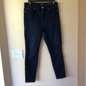 7 for All Mankind High Waist Ankle Skinny Jeans
